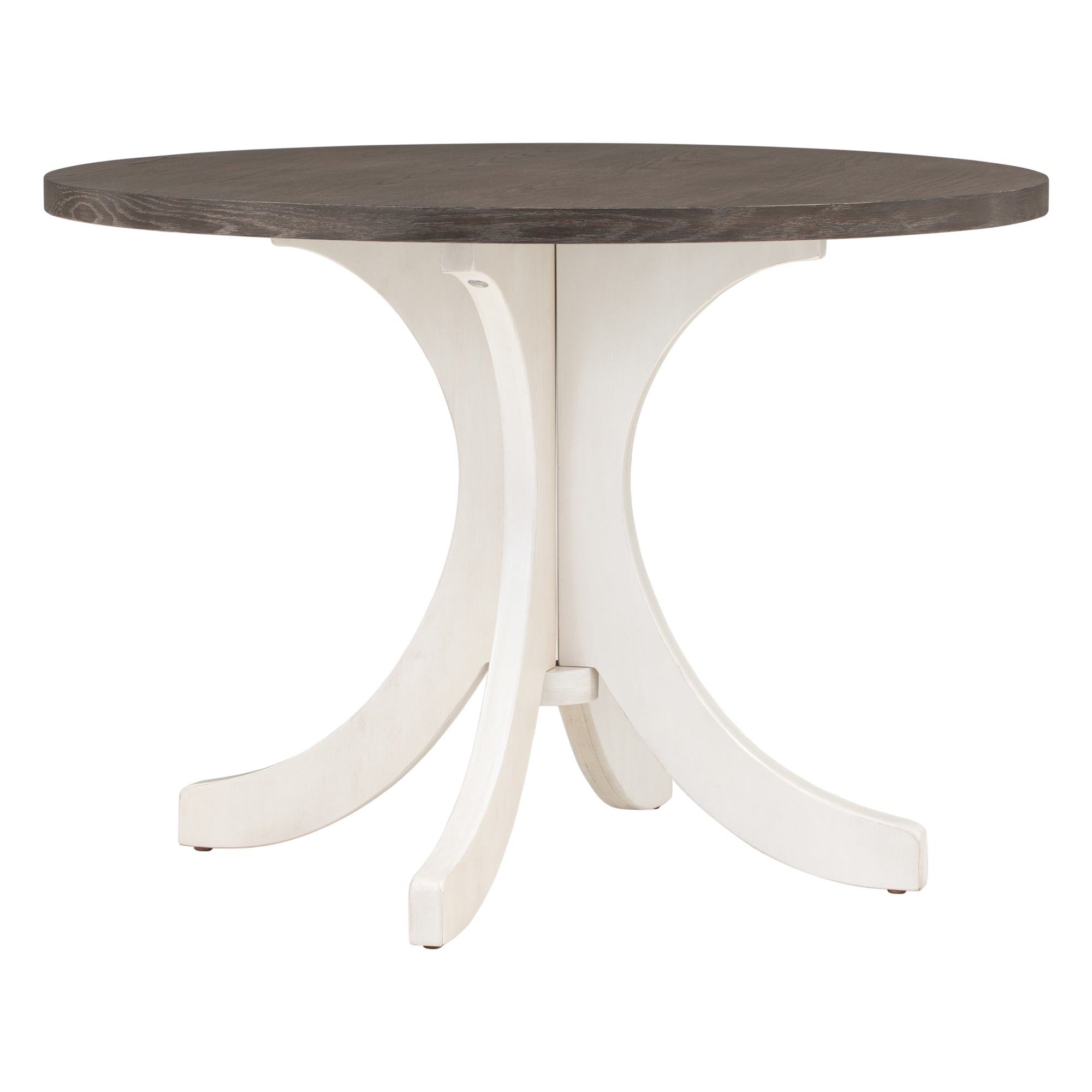 5 - Piece Mid - Century Dining Set – Round Solid Wood Table with 4 Chairs - Shoprova