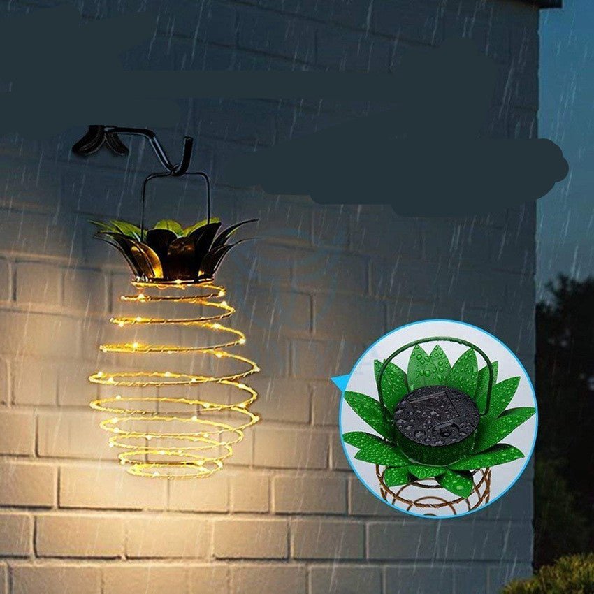 Outdoor Waterproof Pineapple Solar Garden Light - Shoprova