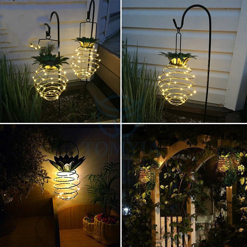 Outdoor Waterproof Pineapple Solar Garden Light - Shoprova
