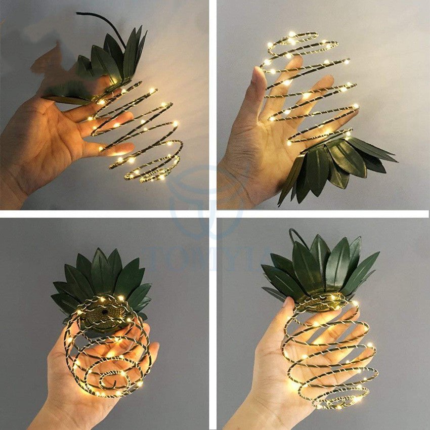 Outdoor Waterproof Pineapple Solar Garden Light - Shoprova