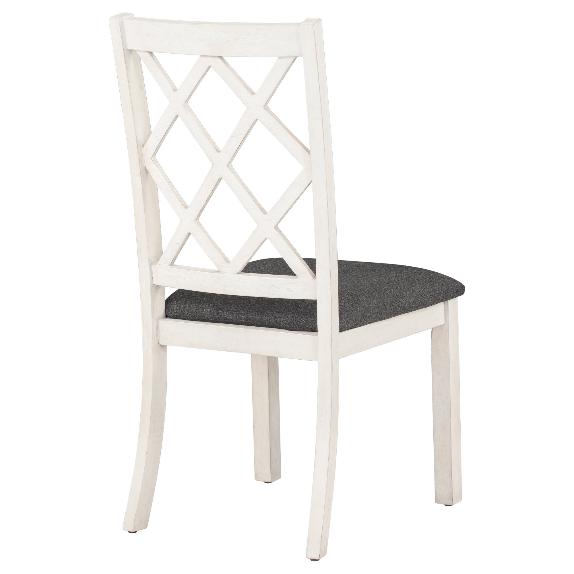 5 - Piece Mid - Century Dining Set – Round Solid Wood Table with 4 Chairs - Shoprova