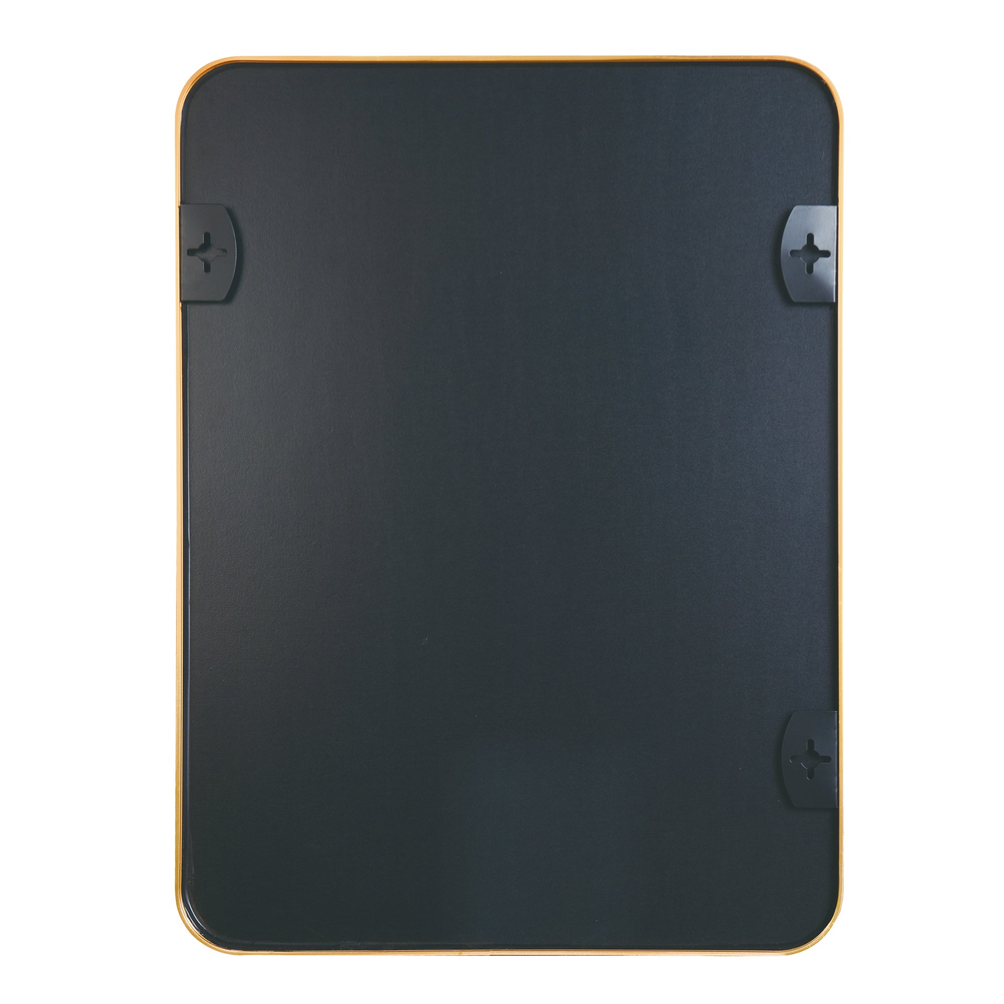 Gold Metal Framed Rectangular Wall Mirror – 22"x30" Bathroom Vanity Mirror - Shoprova