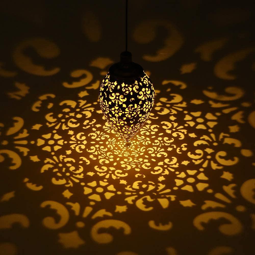 Solar Hanging LED Lantern Garland – Waterproof Outdoor Fairy Light - Shoprova