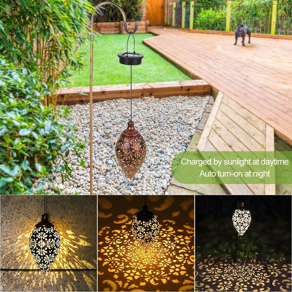 Solar Hanging LED Lantern Garland – Waterproof Outdoor Fairy Light - Shoprova