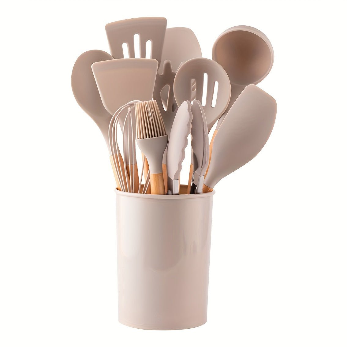 12 - Piece Silicone Kitchen Utensil Set with Holder - Shoprova