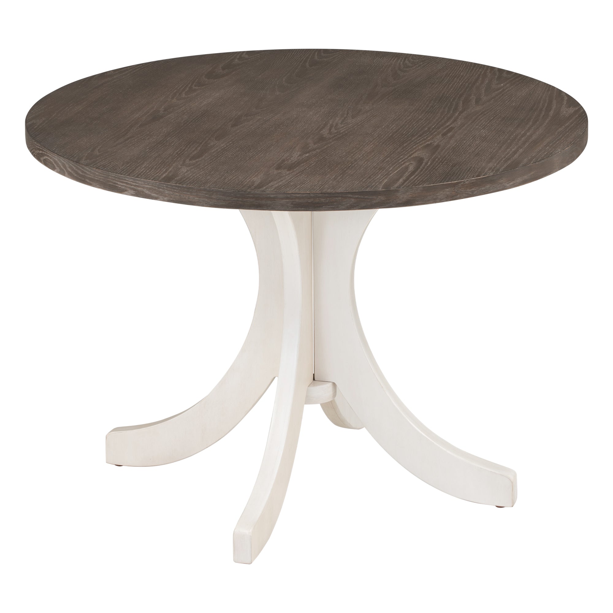 5 - Piece Mid - Century Dining Set – Round Solid Wood Table with 4 Chairs - Shoprova
