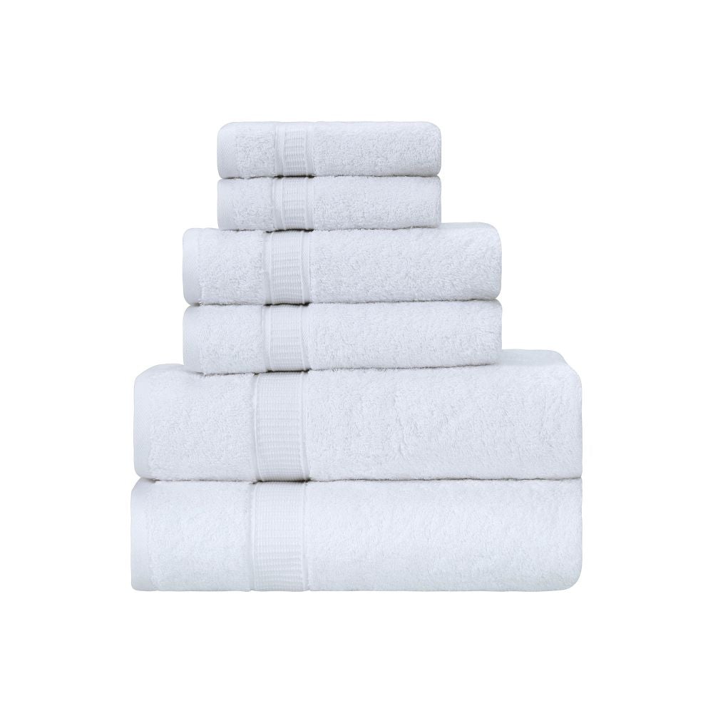 Turkish Cotton Bath Towel Set of 6 – Ultra Soft & Absorbent - Shoprova