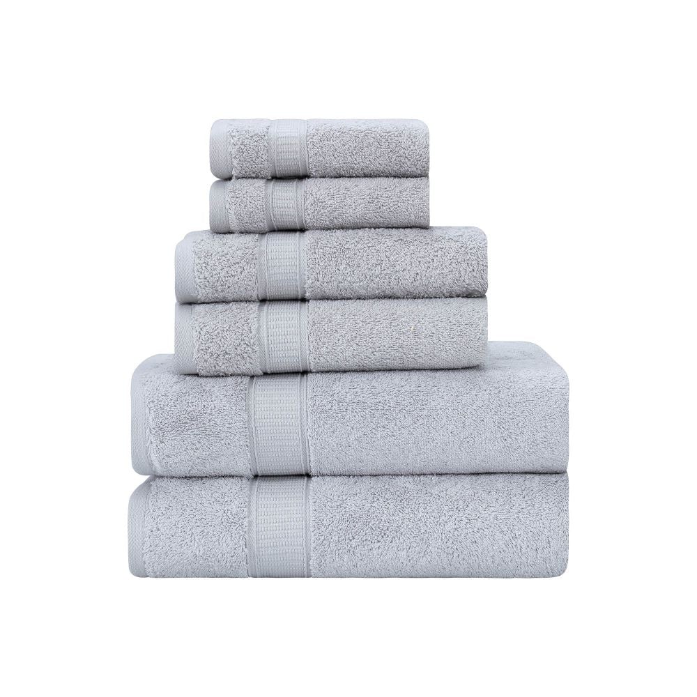 Turkish Cotton Bath Towel Set of 6 – Ultra Soft & Absorbent - Shoprova