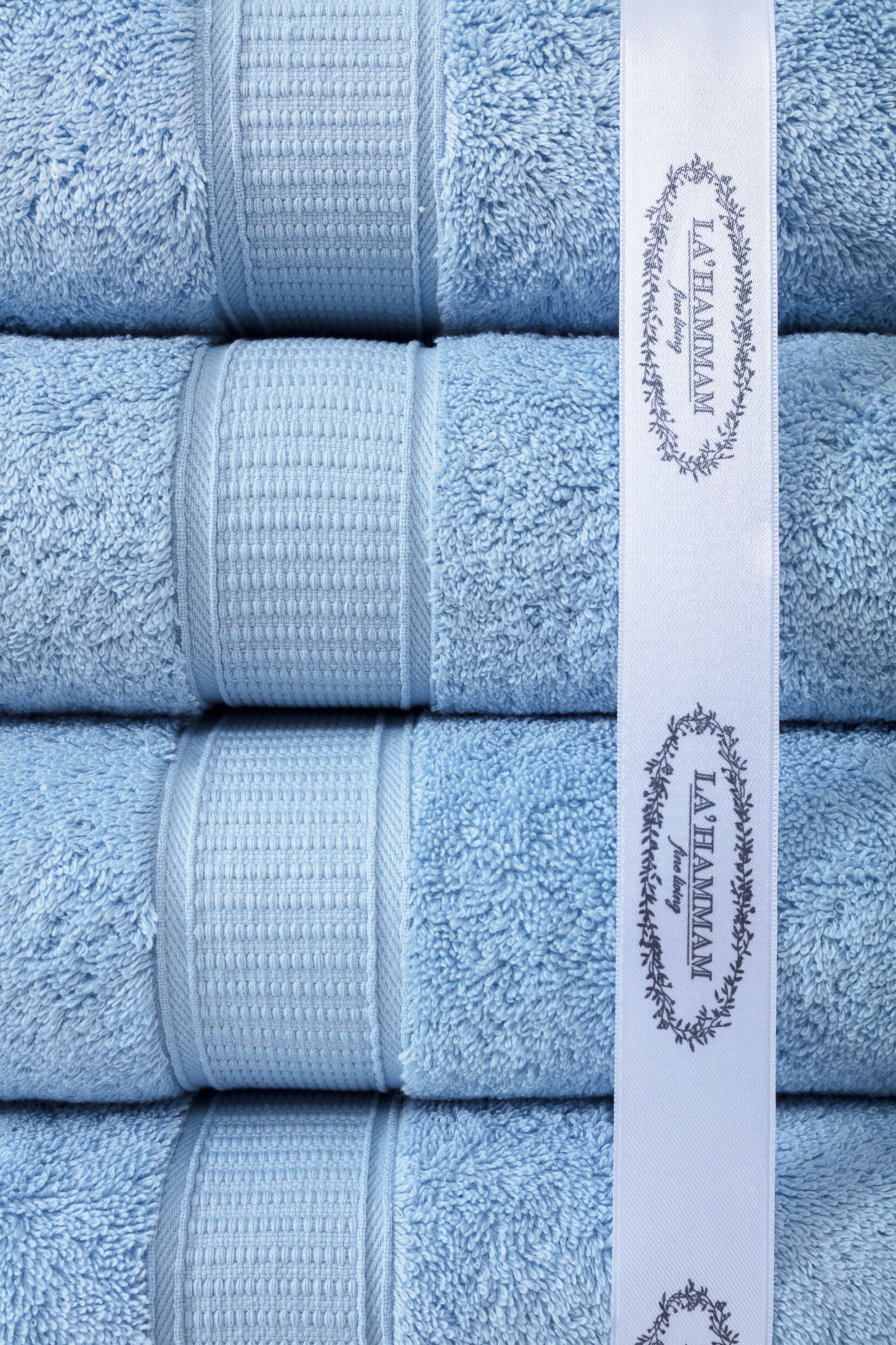 Turkish Cotton Bath Towel Set of 6 – Ultra Soft & Absorbent - Shoprova