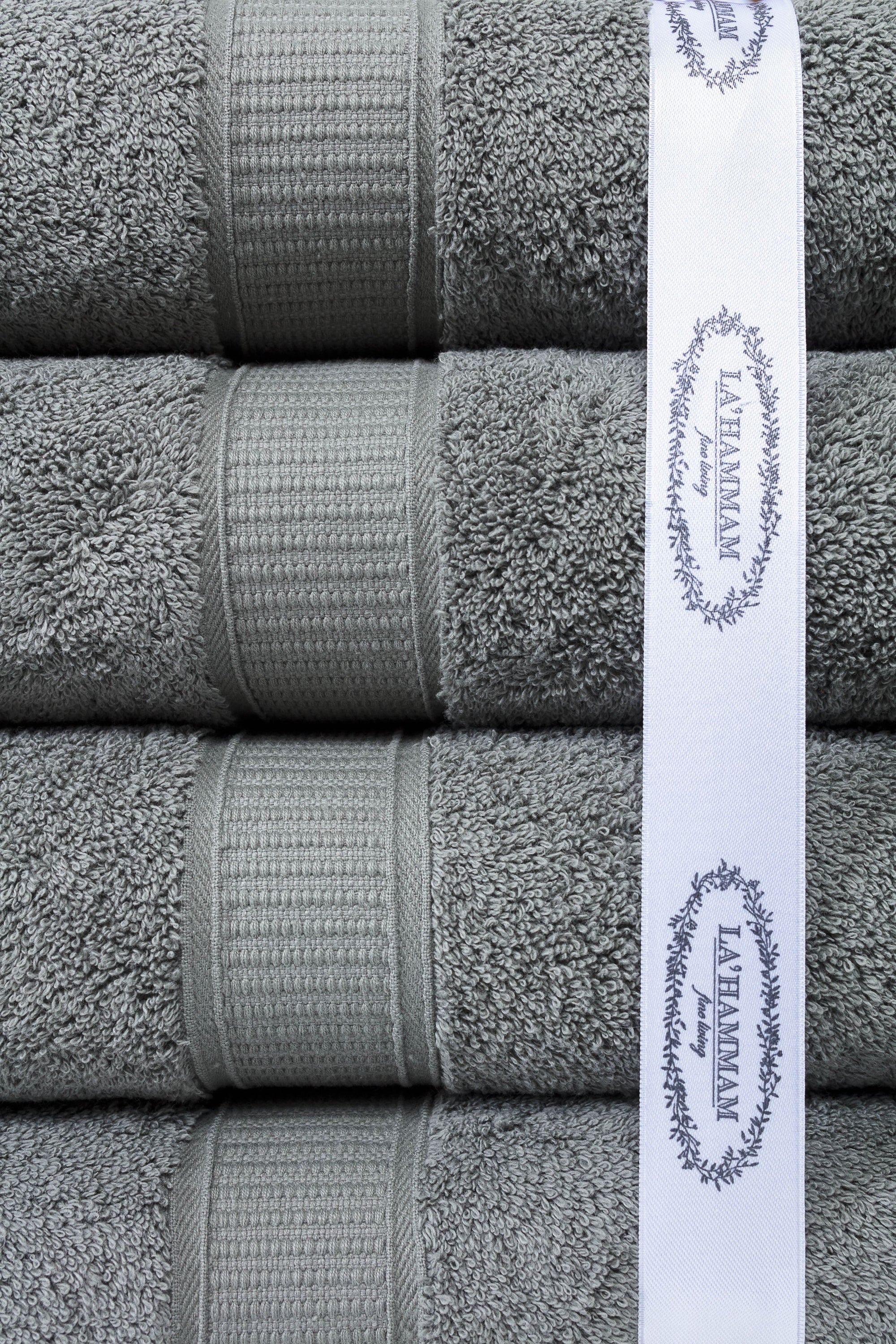 Turkish Cotton Bath Towel Set of 6 – Ultra Soft & Absorbent - Shoprova
