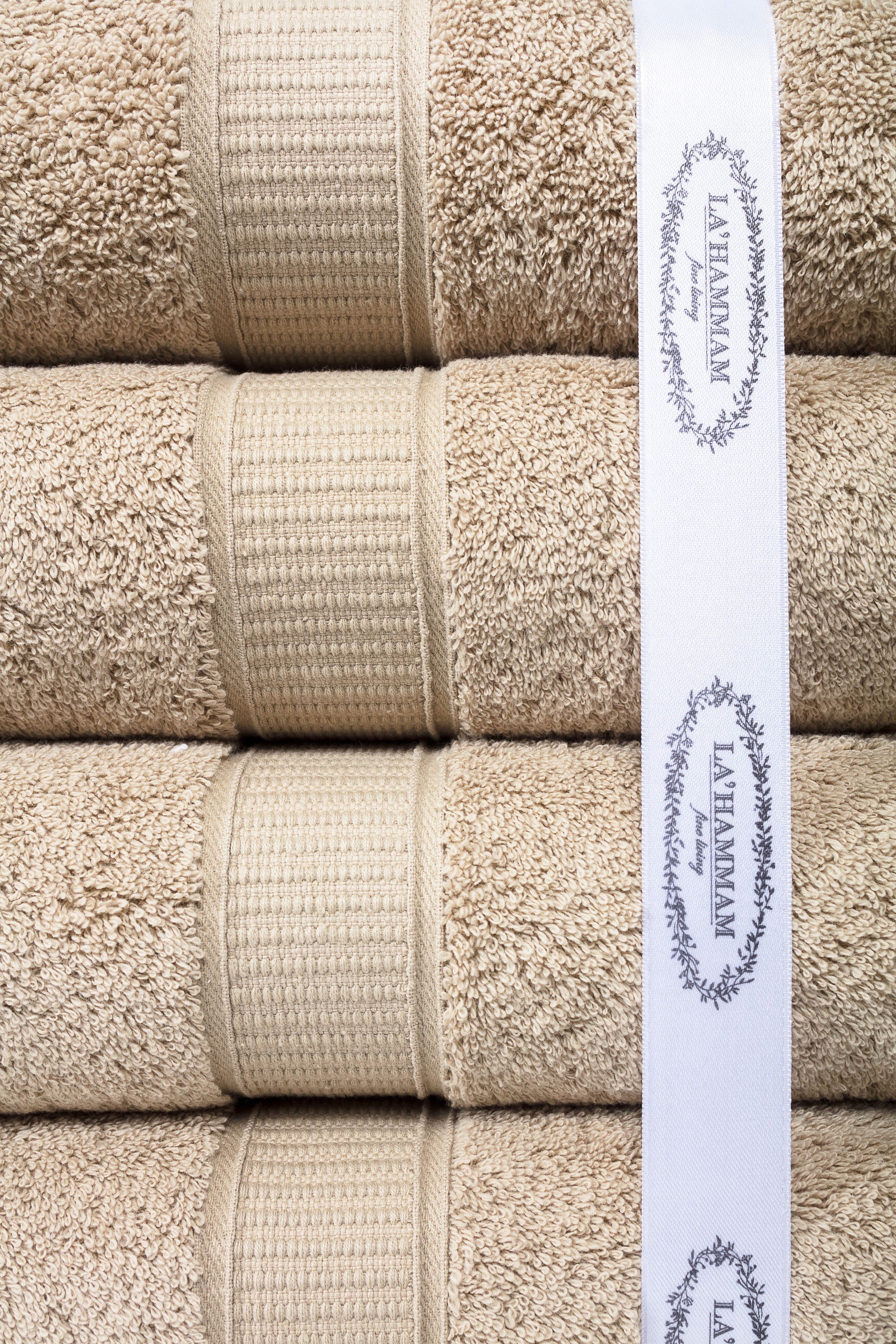 Turkish Cotton Bath Towel Set of 6 – Ultra Soft & Absorbent - Shoprova