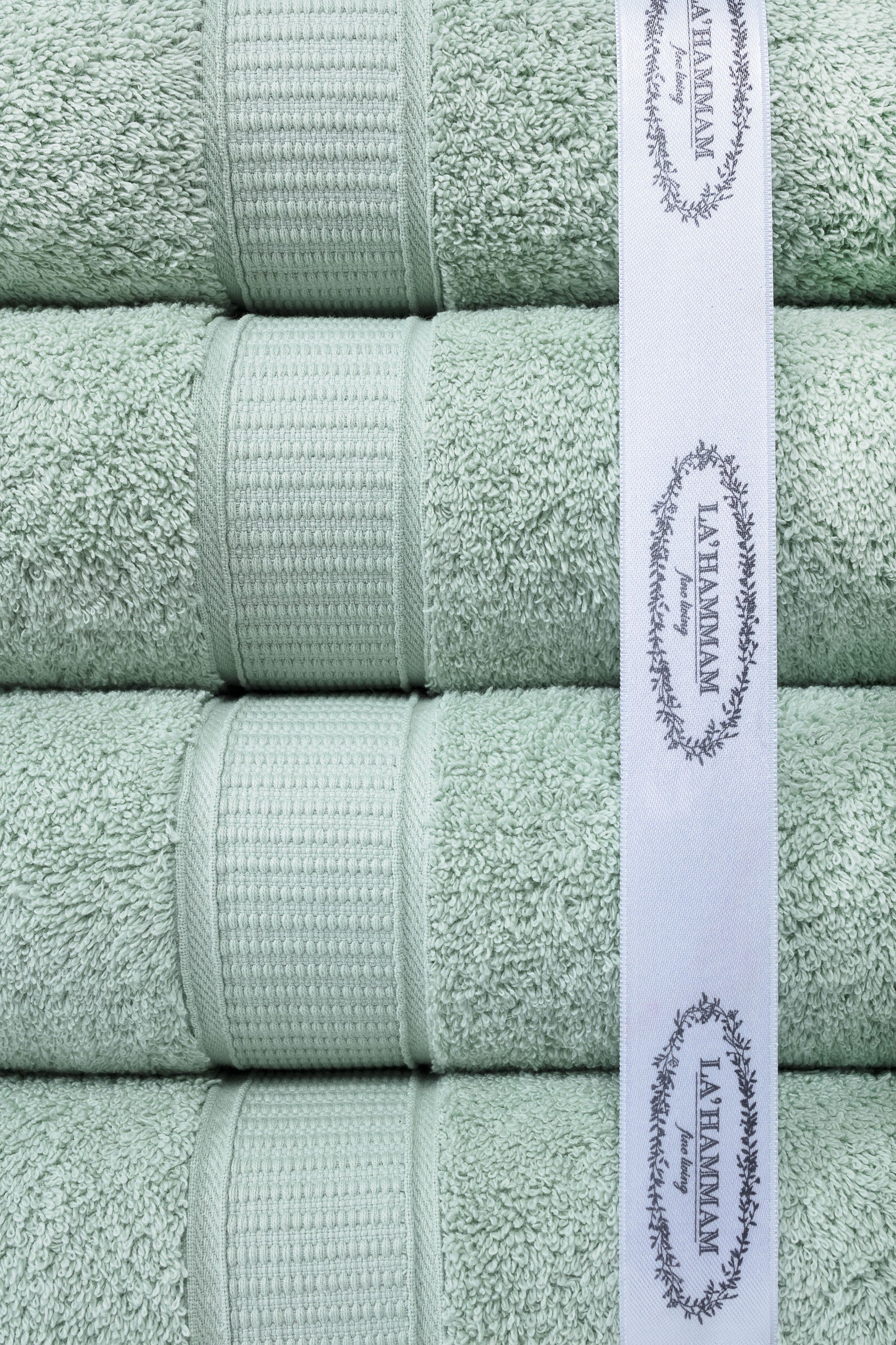 Turkish Cotton Bath Towel Set of 6 – Ultra Soft & Absorbent - Shoprova
