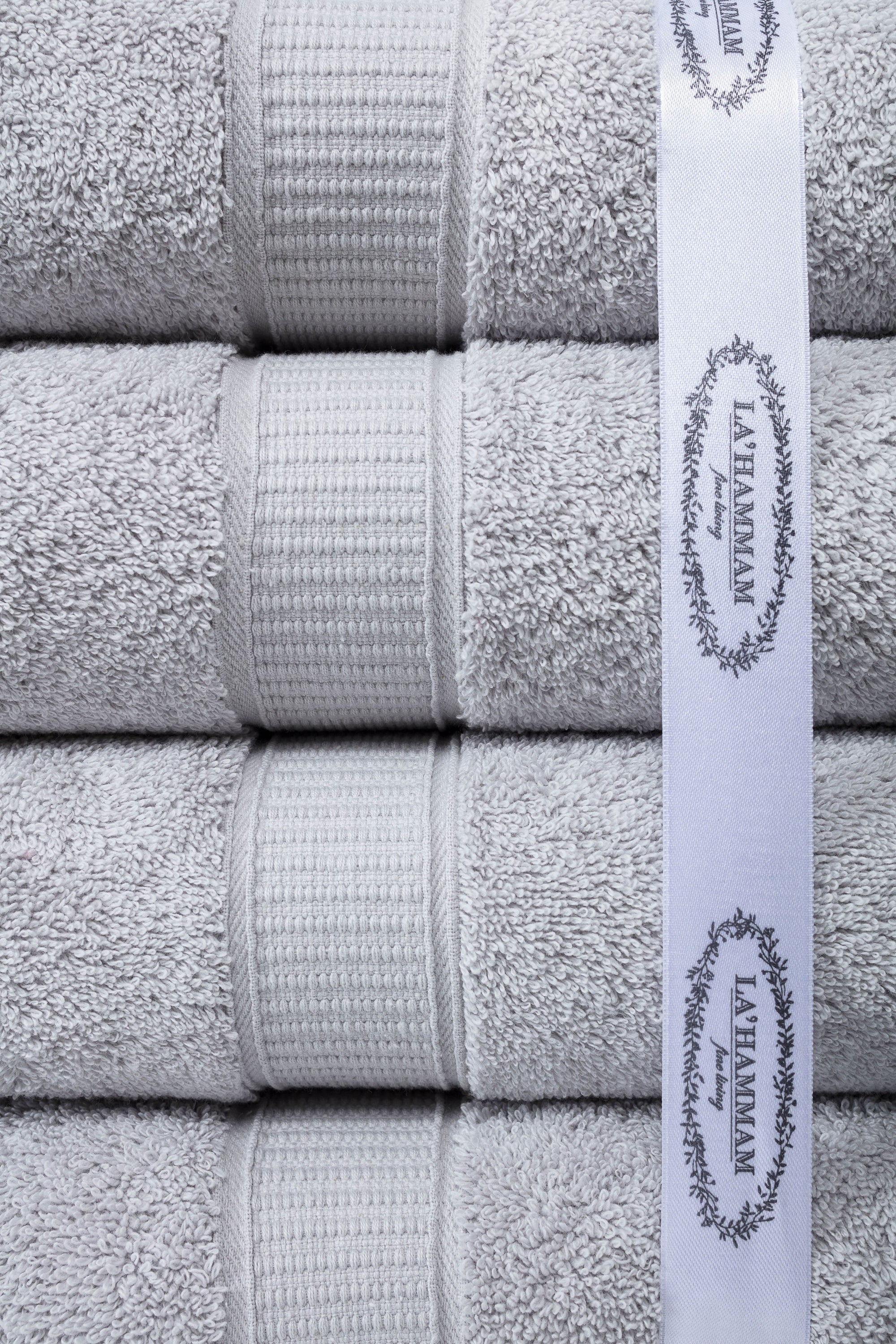 Turkish Cotton Bath Towel Set of 6 – Ultra Soft & Absorbent - Shoprova