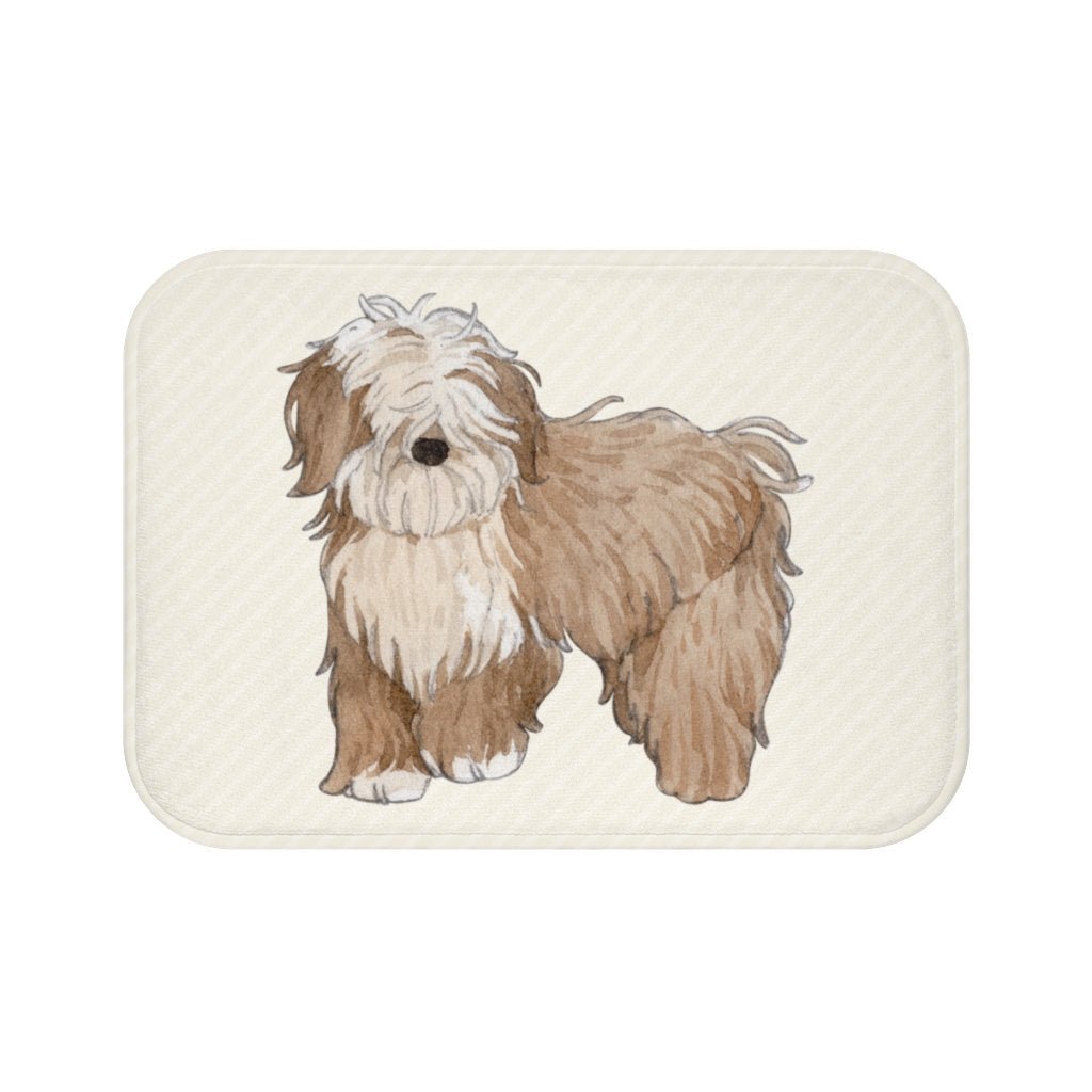 Happy Puppy Bath Mat – Anti - Slip, Soft Microfiber 24x17" - Shoprova