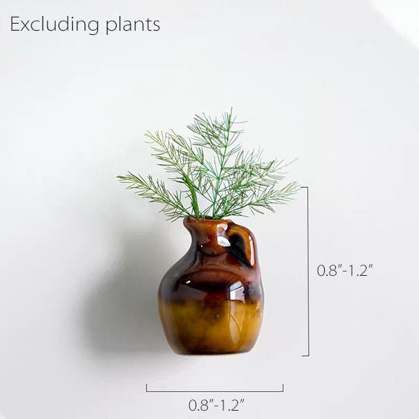 Mini Magnetic Vase – Cute Ceramic & Glass Vases for Fridge - Shoprova