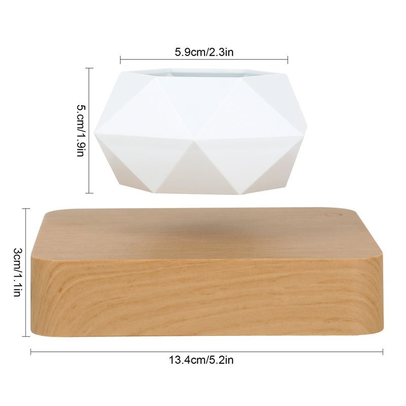 Magnetic Levitating Rotating Flower Pot – Floating Bonsai Planter - Shoprova