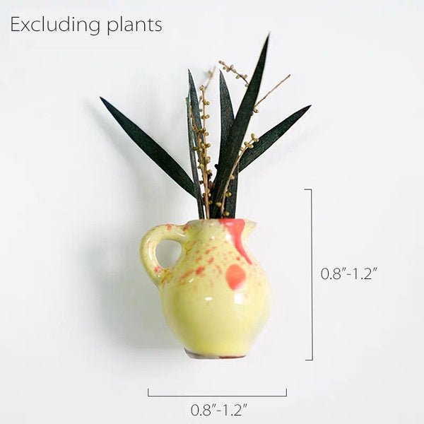 Mini Magnetic Vase – Cute Ceramic & Glass Vases for Fridge - Shoprova