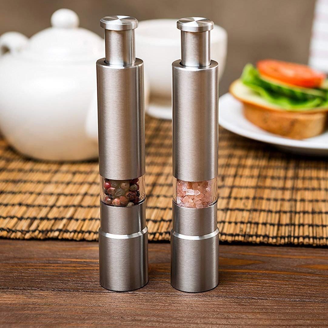 Premium Stainless Steel Pepper & Salt Grinder - Shoprova